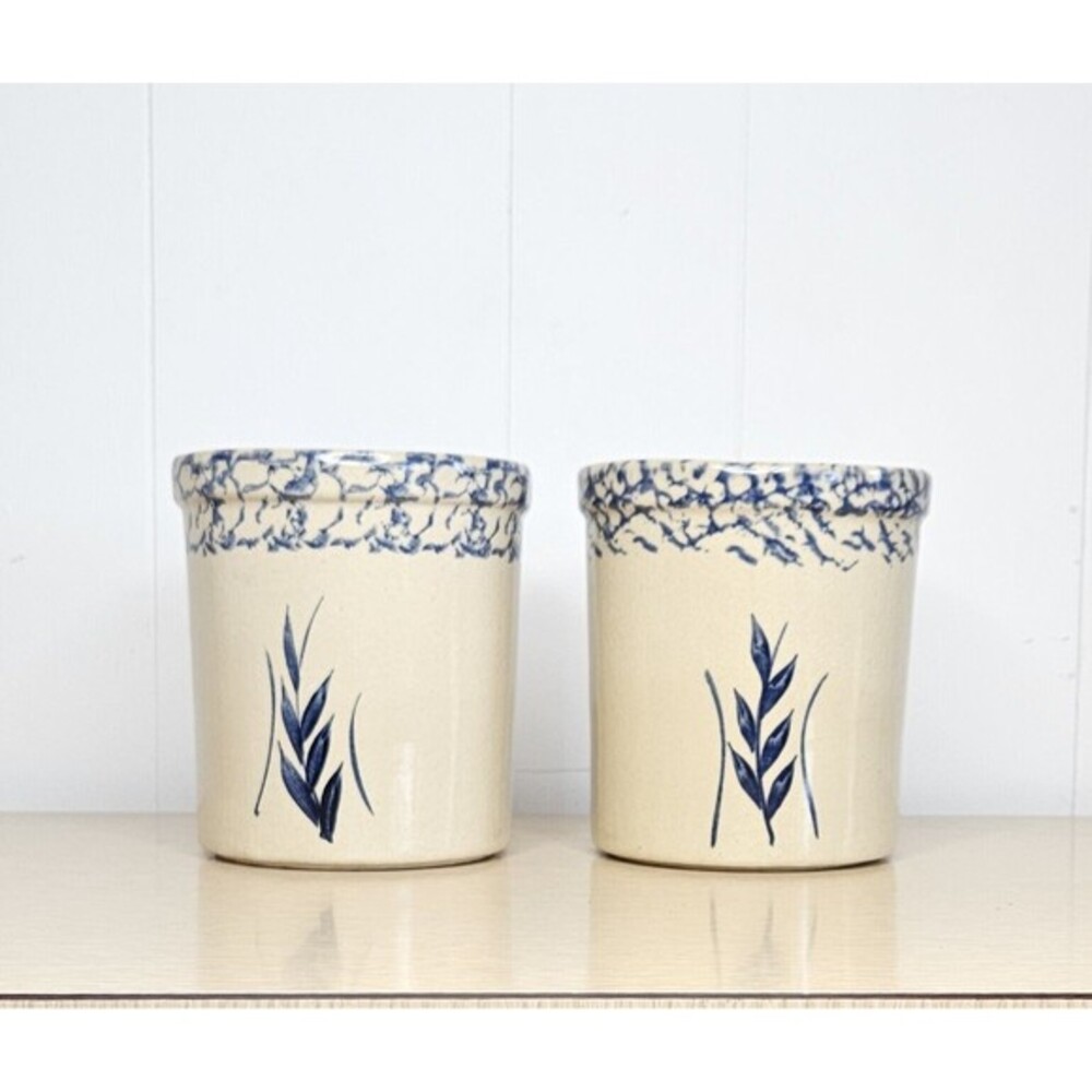 Cottagecore crocks Robinson Ransbottom‎ Pottery Stoneware